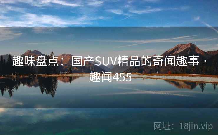 趣味盘点：国产SUV精品的奇闻趣事 · 趣闻455  第2张