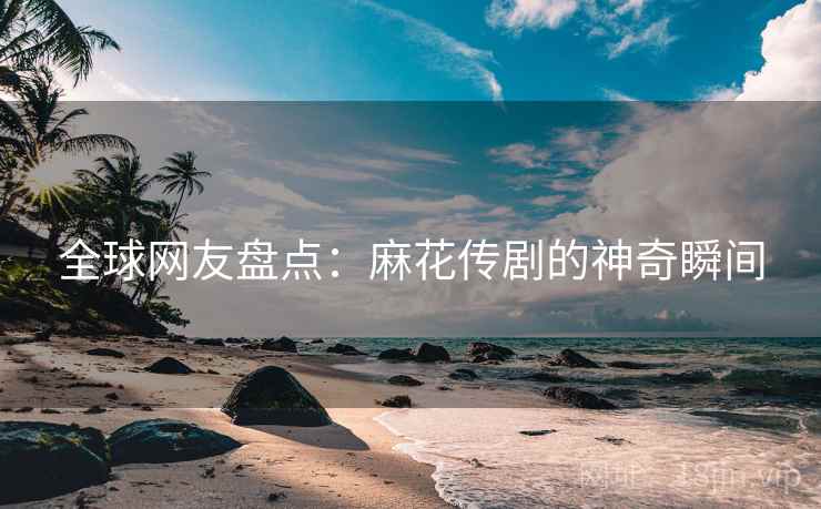 全球网友盘点：麻花传剧的神奇瞬间