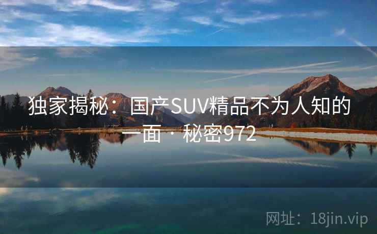 独家揭秘:国产SUV精品不为人知的一面 · 秘密972